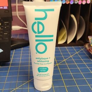 Hello Antiplaque Whitening Toothpaste 133g New Tube